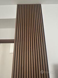 Pannelli fonoassorbenti in legno rovere 60x300 cm