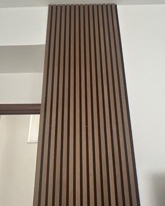 Pannelli fonoassorbenti in legno rovere 60x300 cm