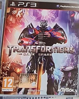 PS 3 TRASFORMERS THE DARK SPARK