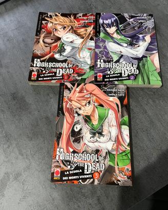 High school of the dead vol 1-3