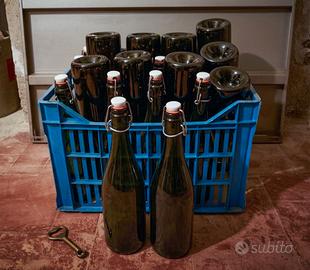 Bottiglie vetro spumante e vino - tappo automatico