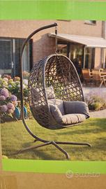 sedia sospesa da giardino 