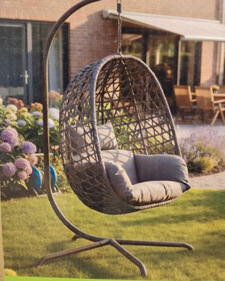 sedia sospesa da giardino 