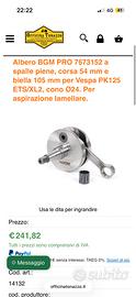 albero 20øspalle piene corsa 54 biella 105 bgm pro