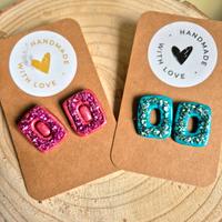 orecchini in argilla polimerica 