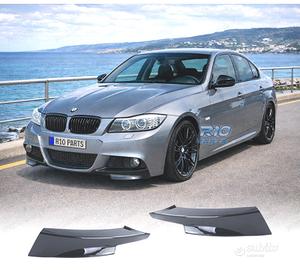 SPLITTER BMW E90 E91 LCI 08-12 LOOK M NERO LUCIDO