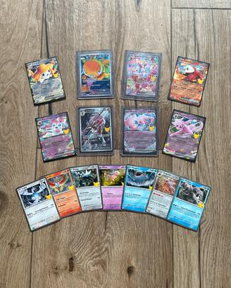 Lotto carte pokemon 30esimo anniversario