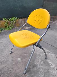 Sedia da giardino, impilabile in alluminio