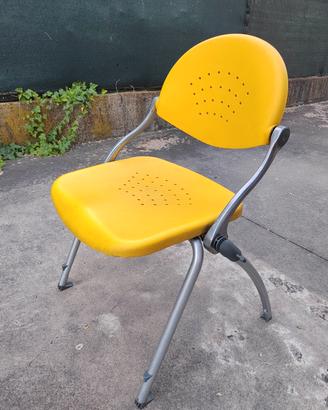 Sedia da giardino, impilabile in alluminio