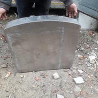 piedistallo carrello in acciaio 