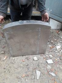 piedistallo carrello in acciaio 