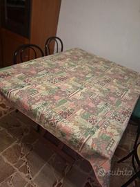 Set Tovaglia rett. Cotone Double Faces + Grembiule