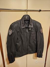 giubbotto moto pelle nero 46 (M size) Arlen Ness