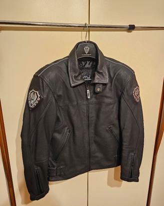 giubbotto moto pelle nero 46 (M size) Arlen Ness