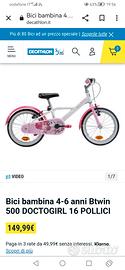 bicicletta bambina Btwin 