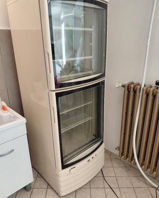frigo +  congelatore vetrina colonna espositiva