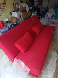 Divano Letto Rosso - 188x110 cm
