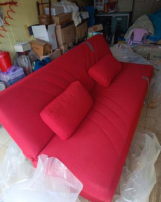 Divano Letto Rosso - 188x110 cm