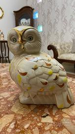 Gufo/Civetta in porcellana Limoges