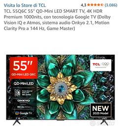 Smart TV TCL mini QLed serie C655 