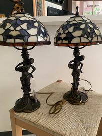 2 LAMPADE DA TAVOLO TIFFANY