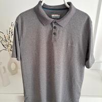 Polo Columbia trekking grigia taglia L