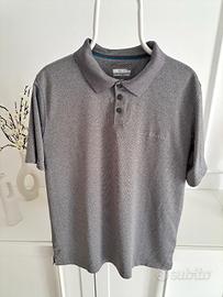 Polo Columbia trekking grigia taglia L