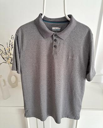 Polo Columbia trekking grigia taglia L