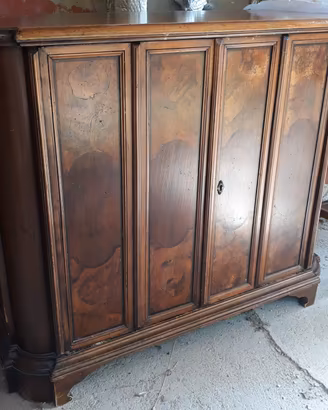 Credenza noce massello anni '50
