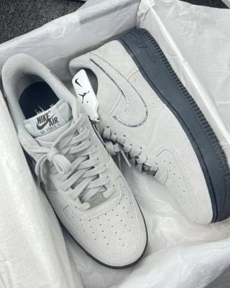 Sneakers basse Nike Air Force 1 in pelle scamoscia