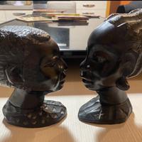 Statuette fermalibri africane