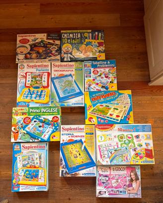 Vari giochi clementoni e altro