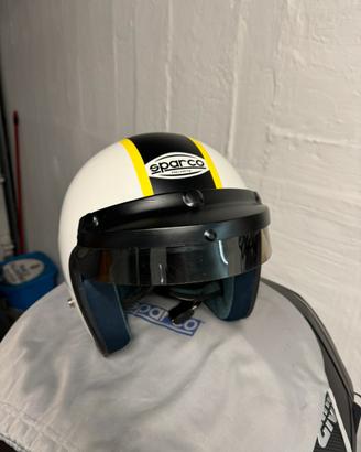 Casco Jet Sparco Auto Pista Rally