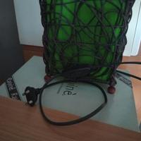 Lume intrecciato con  legno flessibile