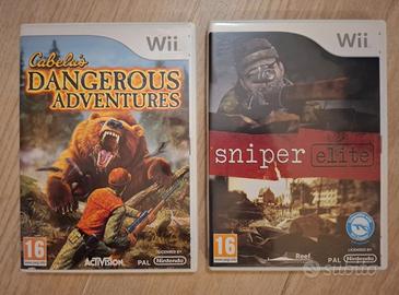 Cabela's dangerous adventures e Sniper Elite x Wii