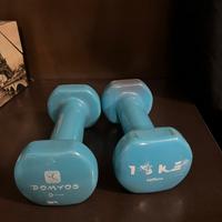 Pesi da 1,5 kg manubri azzurri