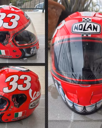 casco Marco Melandri 33,si spedizione 