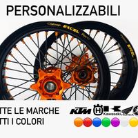 Cerchi motard excel personalizzabili LEGGERE BENE