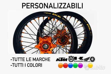 Cerchi motard excel personalizzabili LEGGERE BENE