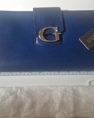 Borsa-pochette Guess in pelle nuova mai usata 