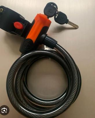 antifurto a corda per moto e bicicletta 