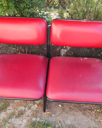 Divanetto vintage sala d'attesa anni 70/80