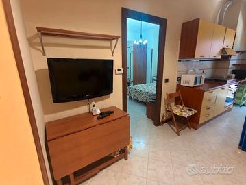 Porta furba bilocale arredato con balcone