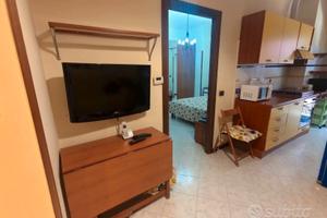 Porta furba bilocale arredato con balcone