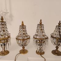 Set 4 Abat jour vintage impero oro