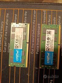 RAM Crucial 32GB (2x16GB) DDR4 3200MHz SODIMM  