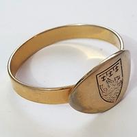 Antico Sigillo dorato stemma grifone inizio ‘900