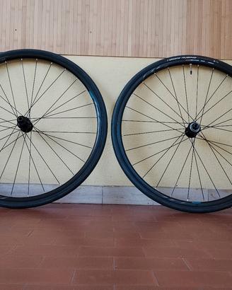 Coppia ruote bici da corsa