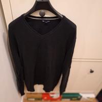 Maglione GAP – Scollo a V | 100% Cotone | Nero | T