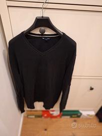 Maglione GAP – Scollo a V | 100% Cotone | Nero | T